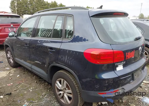 2015 Volkswagen Tiguan S из США, поврежденный, VIN WVGAV7AX0FW592284